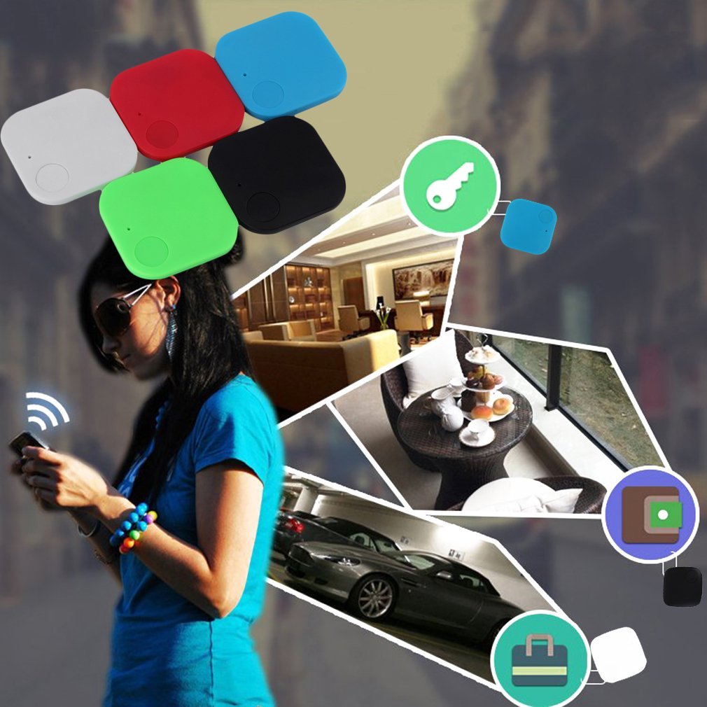 Square Smart Finder Bluetooth Tag Tracker Wallet Key Tracer GPS Locator Alarm