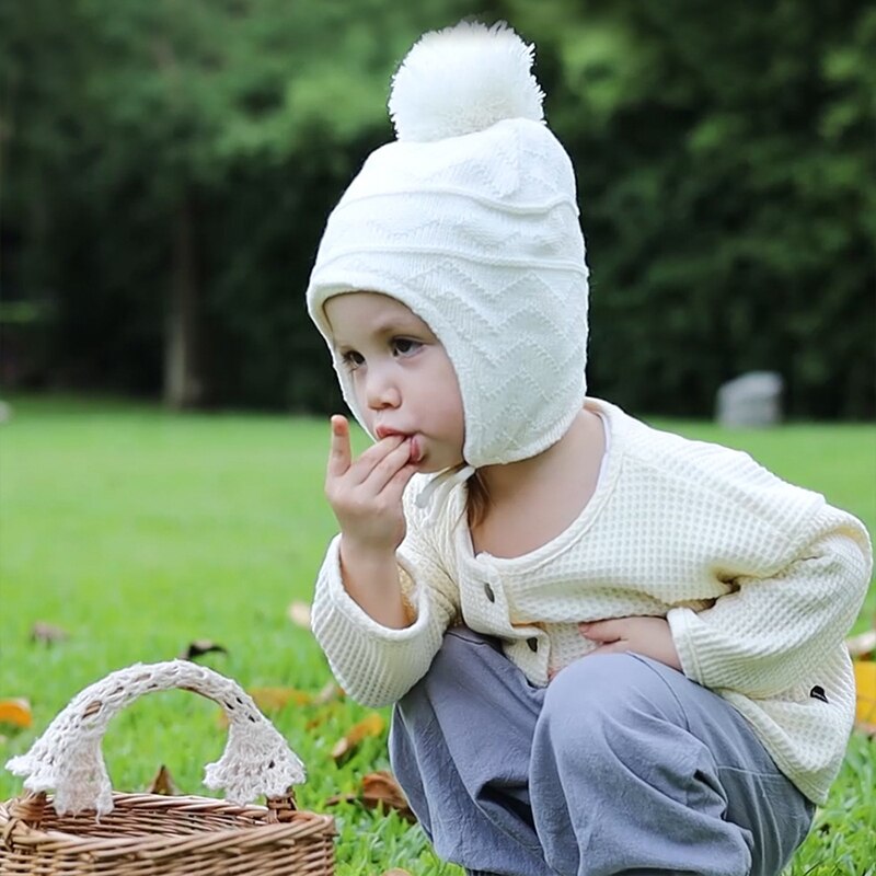Gants en cachemire pour enfants de 1 à 3 ans, ensemble deux pièces en velours pour garçons et filles de 4 à 6 ans