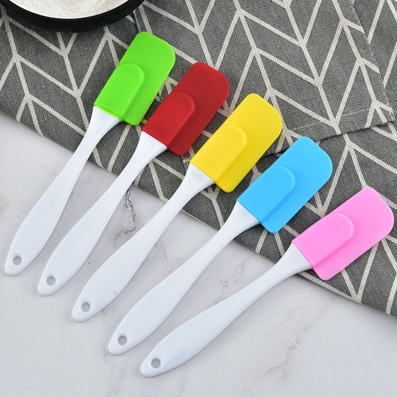 1Pcs Multi Purpose Silicone Cake Spatula High-temperature DIY Baking Tools Cookie Pastry Scraper Kitchen Supplies Butter Spatula