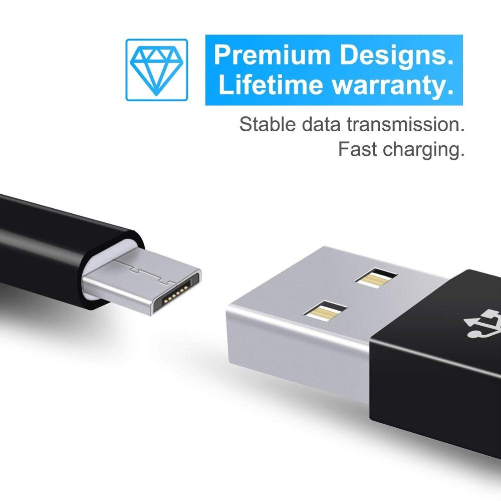 Extra Long Micro USB Cable 5M for Victure Camera, YI Dome Camera, Furbo Dog, Dropcam, Wyze Cam, Xbox, PS4