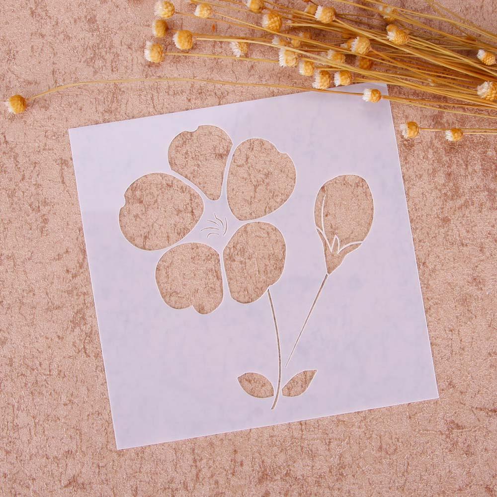 2pcs DIY Craft Painting Stencils For Scrapbooking Stamping Stamps Album Decorative Embossing Paper Cards Airbrush Template: 08