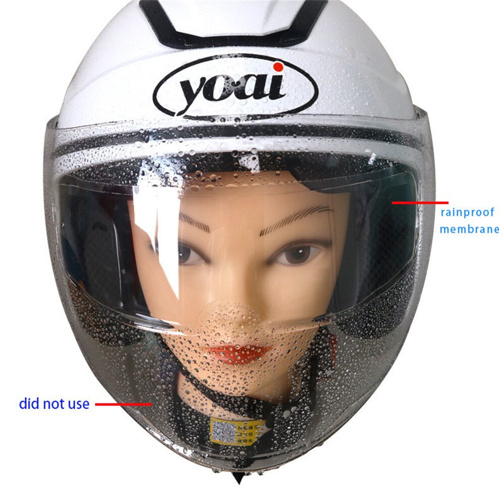 Película antivaho Universal para casco de motocicleta, película adhesiva de recubrimiento Nano duradero, accesorios para casco