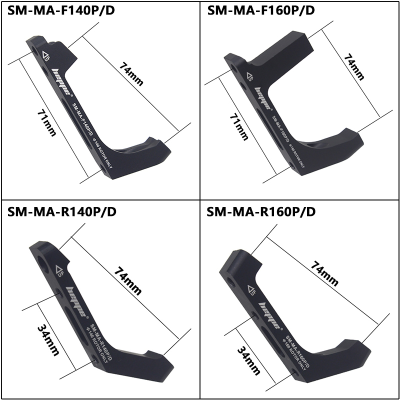 2Pcs Schijfrem Adapter Fiets Rem Supply Fietsrem Adapter Schijfrem
