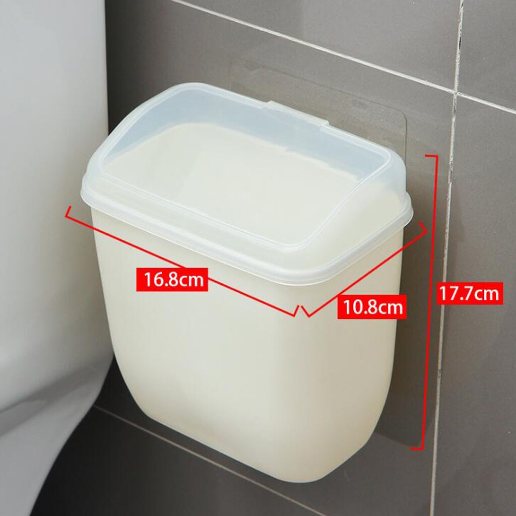 Kitchen Wastebasket Wall Mounted Rubbish Bin Home ing Dustbin