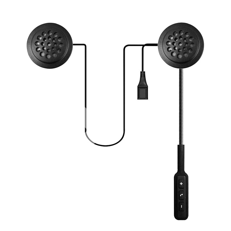 Motorhelm met koptelefoon bluetooth koptelefoon intercom hoofdtelefoon handsfree bellen: Default Title