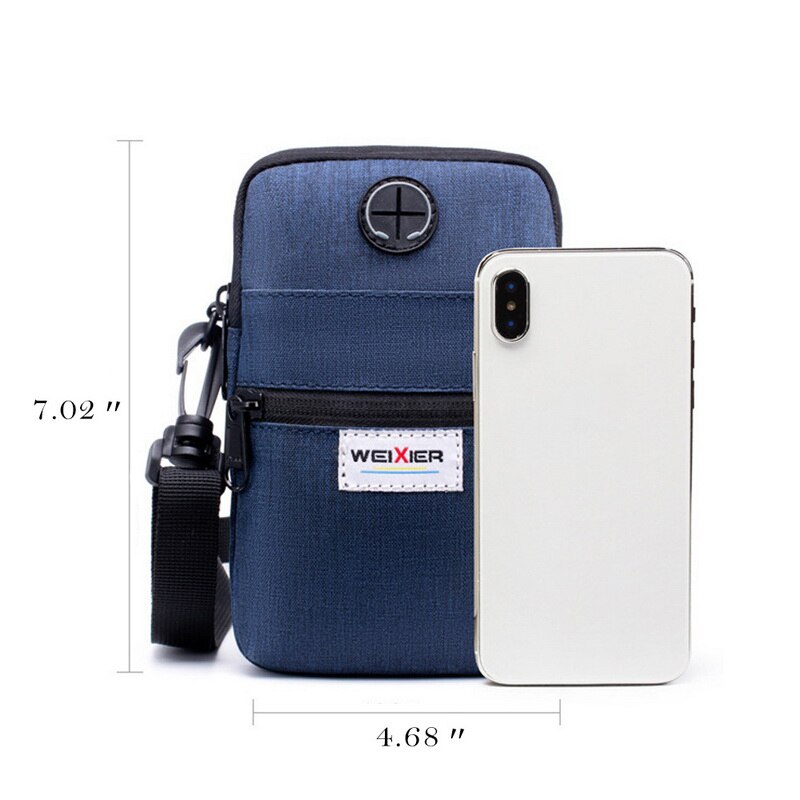 Men Crossbody bag Casual Shoulder bag Cell Phone Bag Travel chest bag male Phone Pouch bags Outdoor Sports Bag bolso hombre