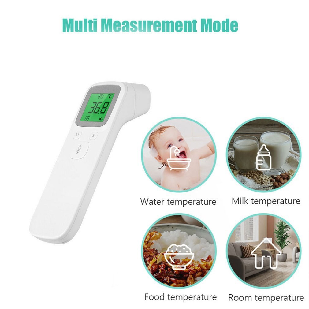Infrarood Menselijk Lichaam Thermometer Infrarood Temperatuur Meting Non-Contact Digitale Thermometer Voor Body Voedsel