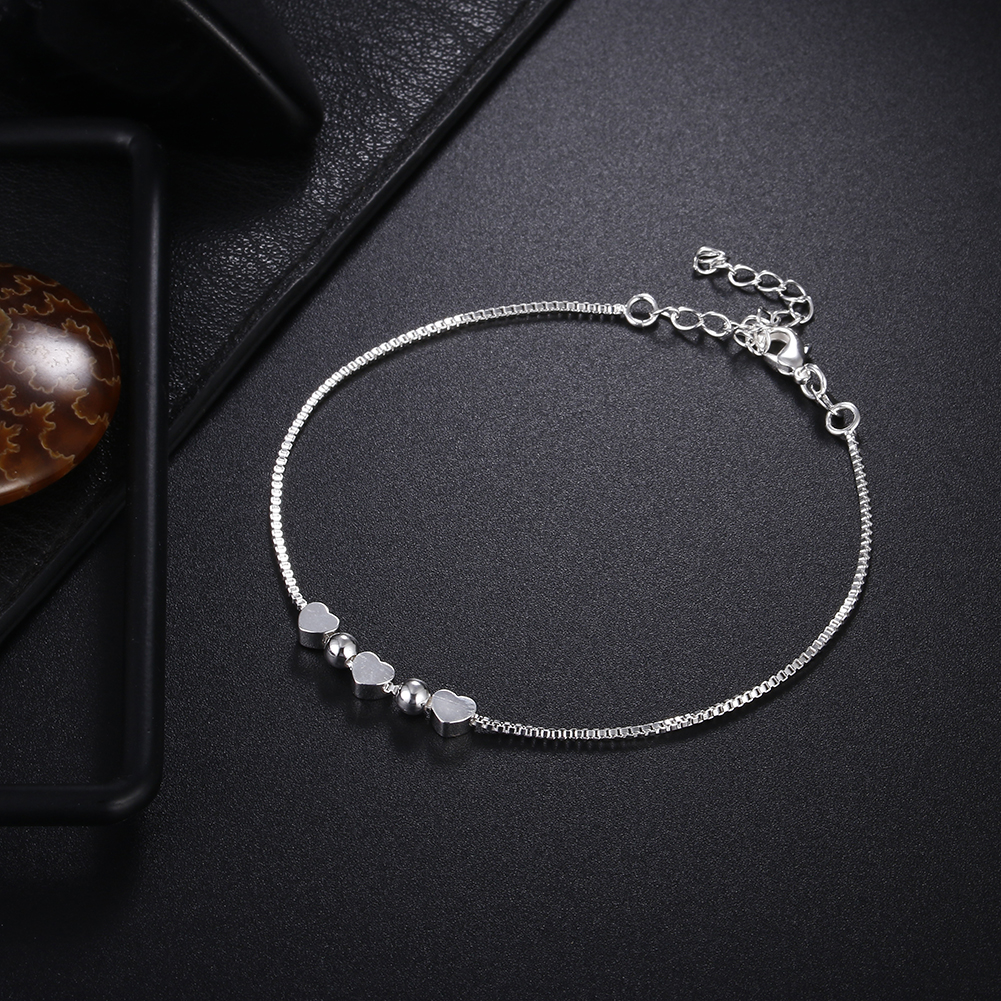 Fine 925 sterling silver Chain stars Bracelets for women Charms party Wedding Jewelry: Orange