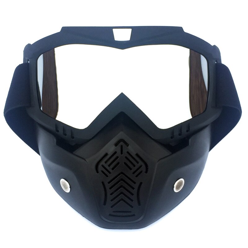 Neve óculos de esqui snowmobile óculos de proteção ao ar livre máscara de esqui snowboard óculos à prova de vento motocross ciclismo eyewear: White