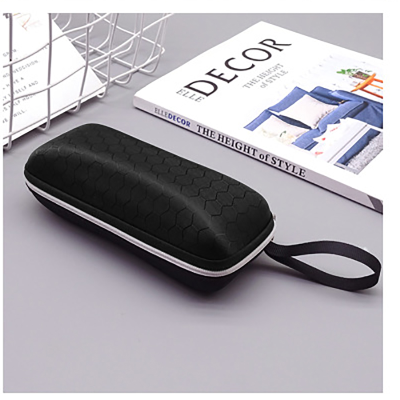Estuches para gafas, funda para gafas de sol para mujer, caja para gafas con cordón y cremallera, estuches para gafas para hombres