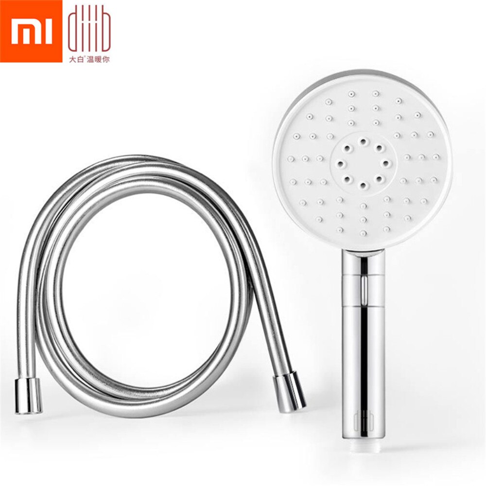 3 Modes Adjustment Handheld Shower Head Set 360° 120mm 53 Water Hole with PVC Matel Powerful Massage Shower