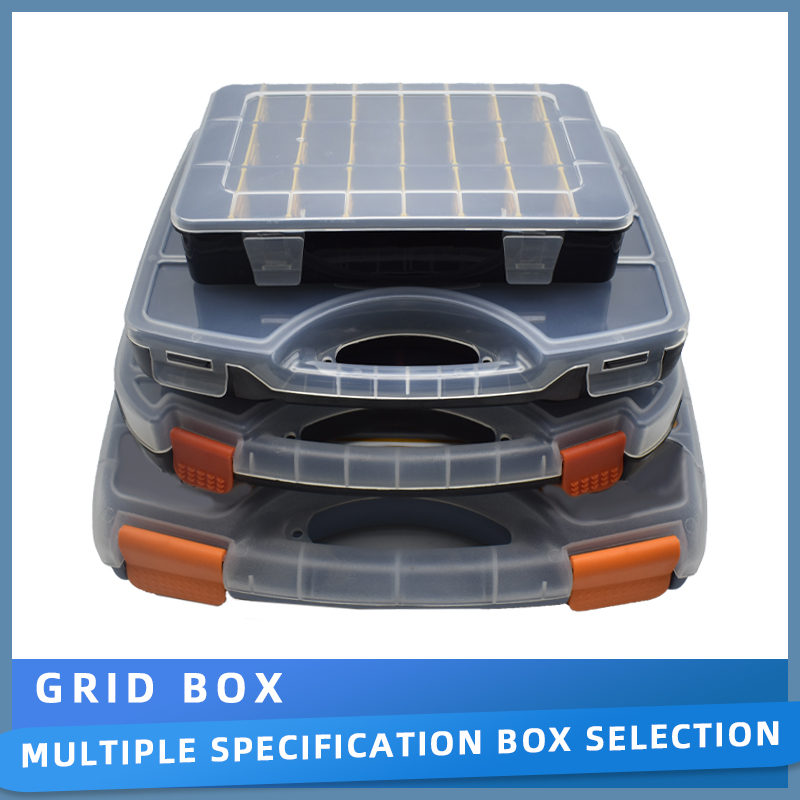 Tool Box Organizers And Storage Plastic Container Compartment Adjustable Detachable Chest Case For Tool Hardware Fastaner Screw