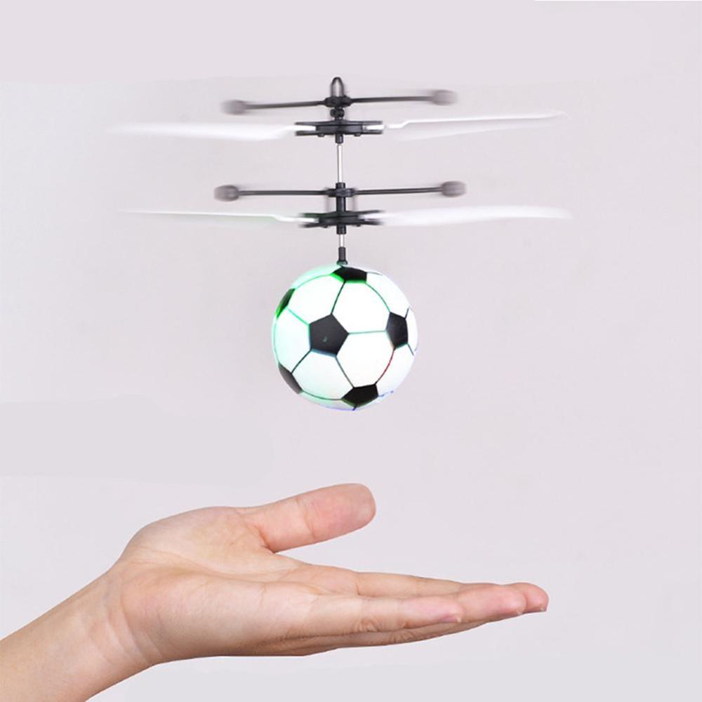 Magic Elektrische Infrarood Sensor Vliegende Bal Helicopter LED Light Toy Kids Drone Helikopter
