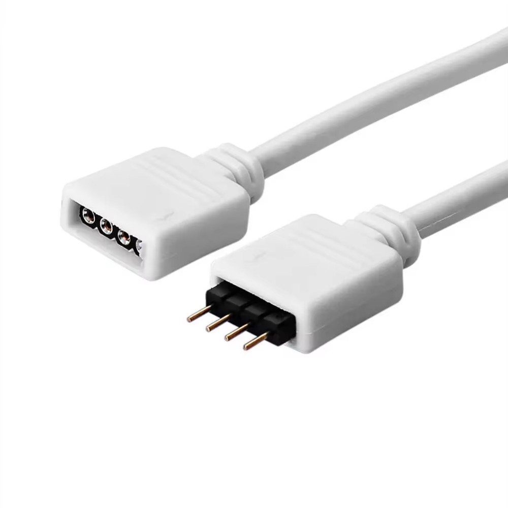 LED Strip 4PIN 5PIN 6PIN Extension Cable 0.5m 1m 2m 3m 5m Female Connector with Pin Adapter for SMD5050 3528 RGB RGBW RGB+CCT