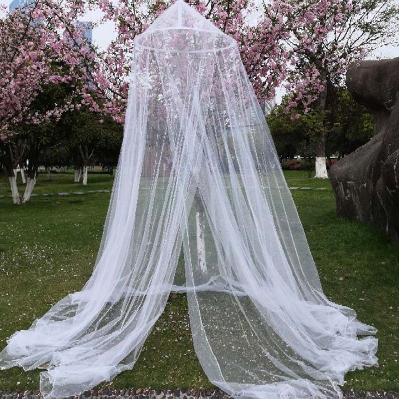 Baby Bed Mosquito Mesh Tent Dome Hanging Canopy Insect Protection Curtain Decor