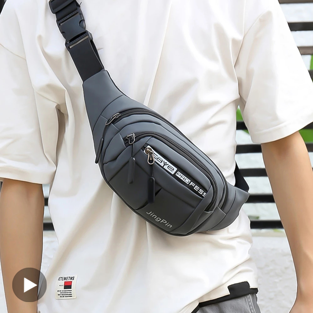 Uomo Donna Cintura Marsupio Marsupio impermeabile per uomo culo canguro anca Borsa Pancia Croce Banana Borsa a tracolla Canguro