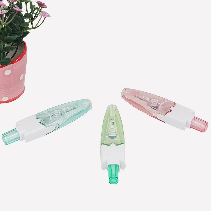 Press white out pen special corrector pen 5mm*6m White Out Correction Tape Pen School Office Supplies Stationery