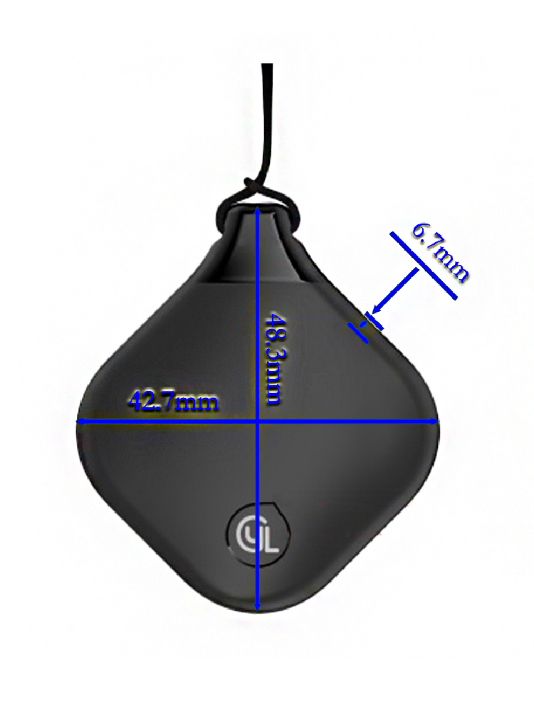 Ultra-thin card anti-loss device, wireless wallet recharge item airtag locator, suitable for Apple Find, findmy: WHITE