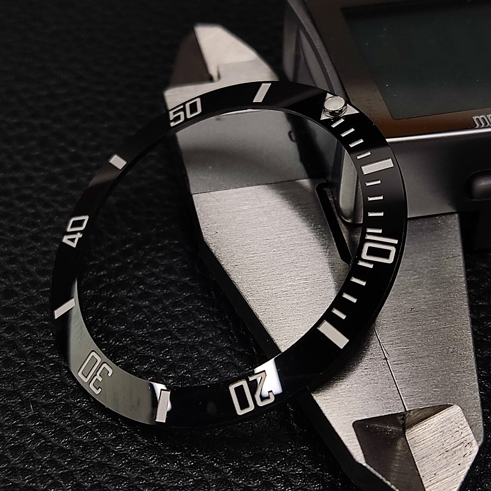 Schräge 38 mm Keramik Original hochwertige Uhrenlünetteneinsätze GMT Taucheruhr-Einsatz