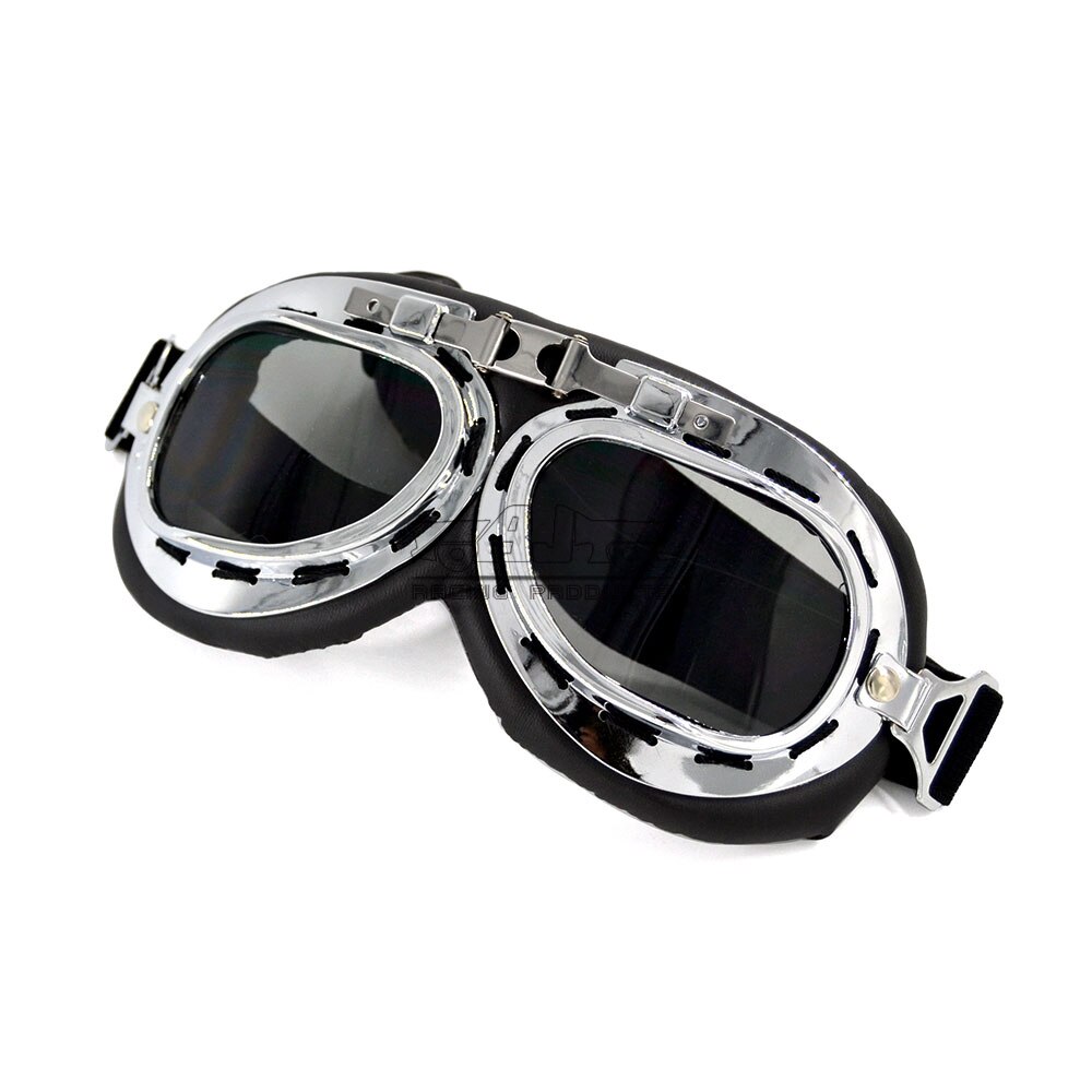 Retro Motorcycle Helmet Adjustable MX Ski Goggles Riding glasses Adjustable helmet Goggle Sunglasses for Cruiser Cafe Racer