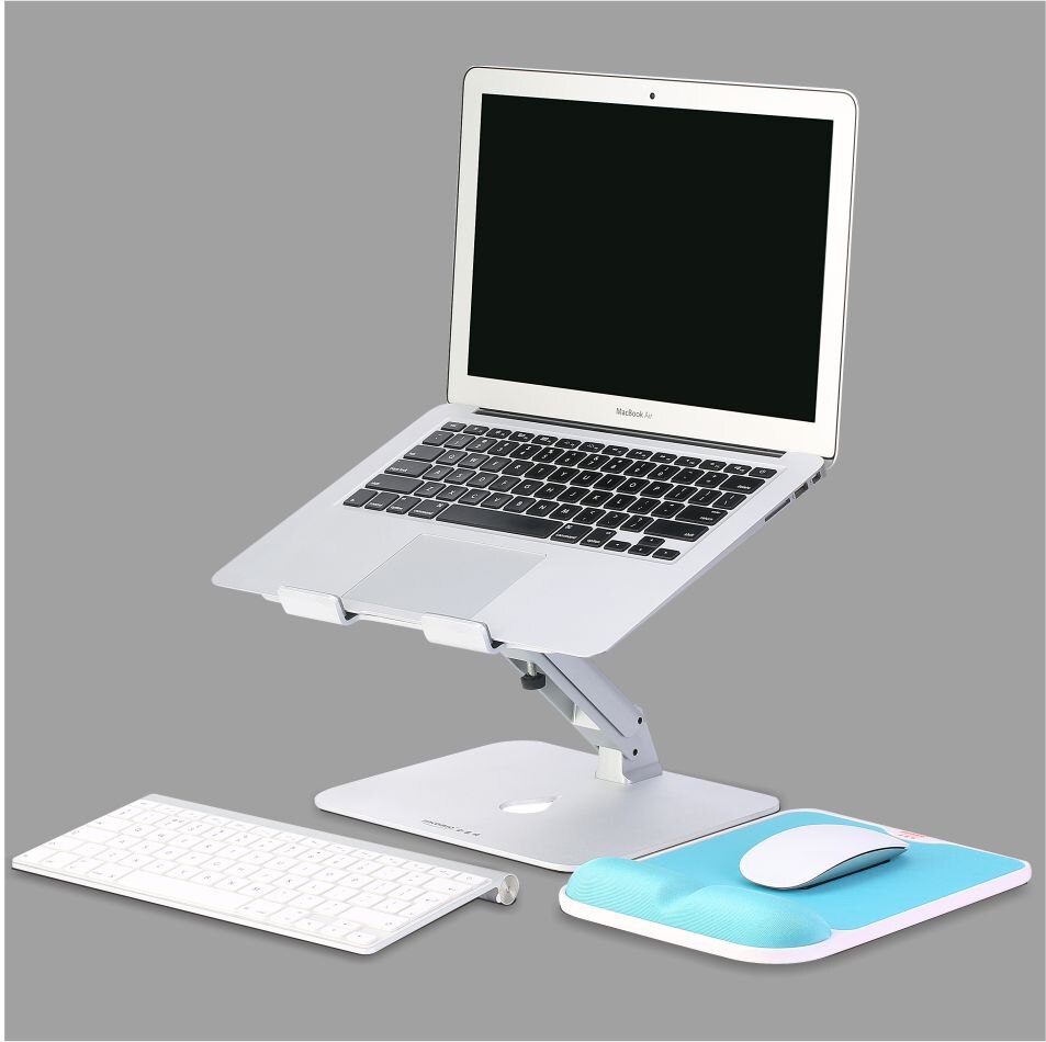 height adjustable 20kg aluminum laptop desk stand tablet bracket foldable monitor mount compact pad desk support Led bracket