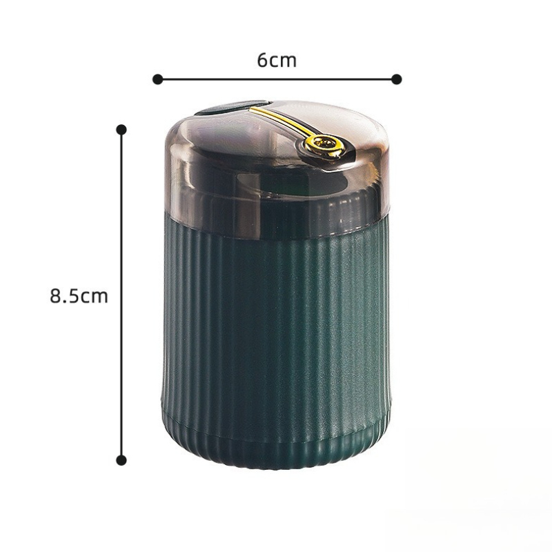 Automatyczny podajnik wykałaczek, przenośny plastikowy pojemnik na wykałaczki, kreatywny organizer z przyciskiem.