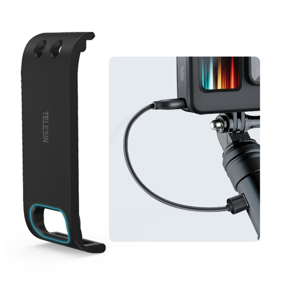 Funda protectora lateral negra para cámara deportiva GoPro Hero 9 accesorios para Cámaras Deportivas