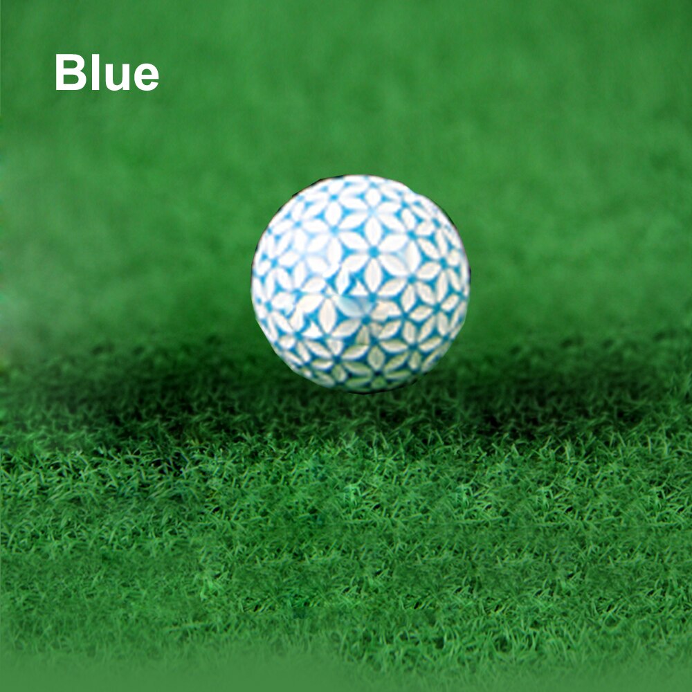 1Pcs Rubber Golf Ball Four Layers High Grade Outdoor Sport Golf Game Training Match Competition: Blue