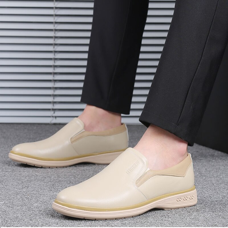 Scarpe estive da uomo, traspiranti, per il tempo libero, suola morbida, comode, comode da camminare, senza lacci, scarpe estive, leggere, sportive, da jogging, per tutti i giorni, Nero , 39 EU
