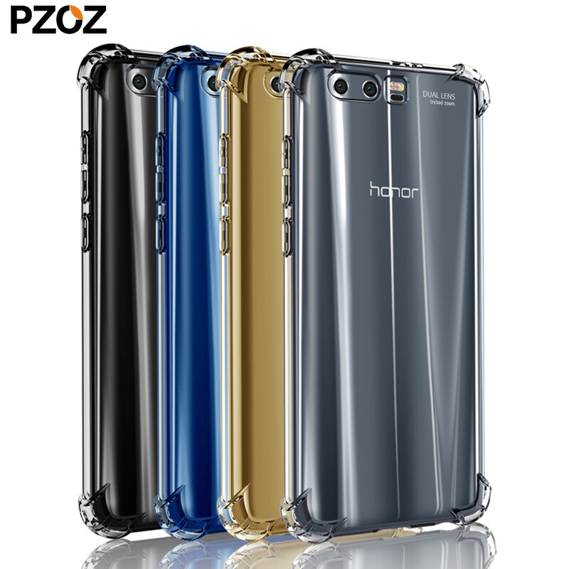 Pzoz Honor 9 Lite Case Siliconen Transparante Tpu Voor Huawei Honor 9 10 Lite Bescherming Case Honor View 20 Pro Honor 9 8x Max 8A