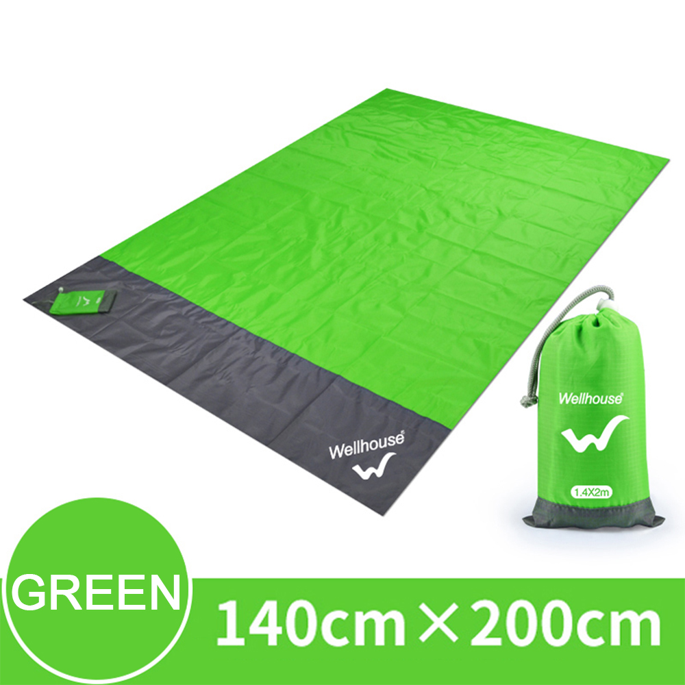 Camping Mat Strand Deken Outdoor Draagbare Picknick Mat Camping Mat Matras Outdoor Camping Picknick Mat Deken: green / M