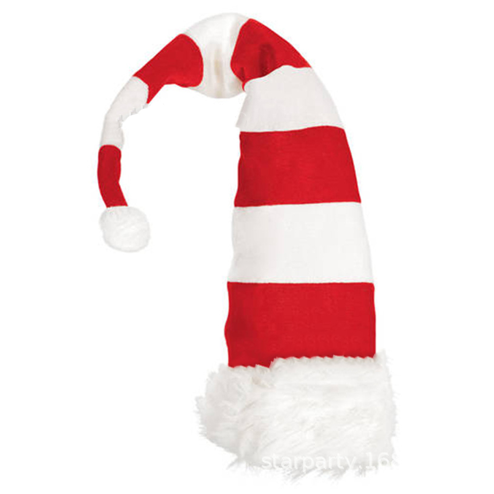 Lange Kerst Kerstman Rode Hoeden Caps Thicken Voor Volwassen En Kinderen Xmas Decor Jaar Thuis Party levert