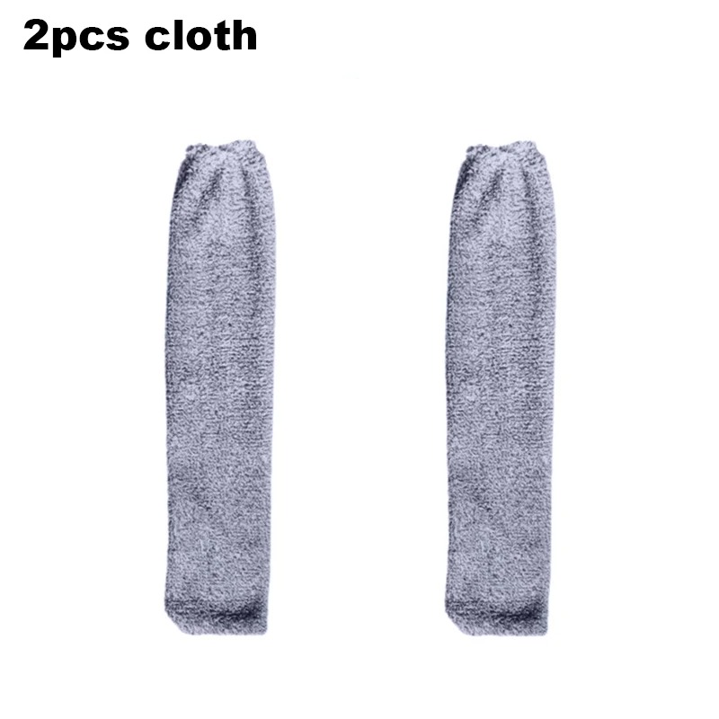 UNTIOR-fregonas para polvo de mango largo, fregonas para limpieza de suelo y techo, limpiador de polvo para fondo de cama, cepillo para quitar el polvo del sofá, herramienta de limpieza del hogar: Azul