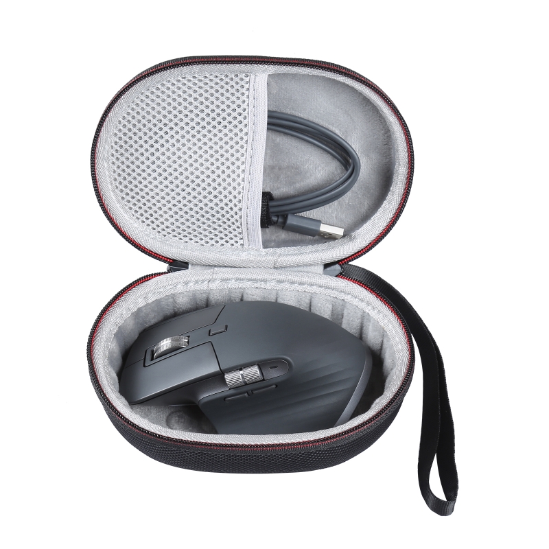 Bolsa de transporte para logitech-mx mestre 2s mestre 3 jogo mouse tamanho pequeno saco com alça de mão 6.1x4.3x2.6in x6hb
