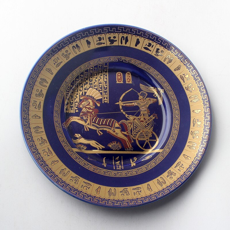 Egypt Style Abstract Style Room Decoration Hanging Dishes Wall Plates Display: YCP882005