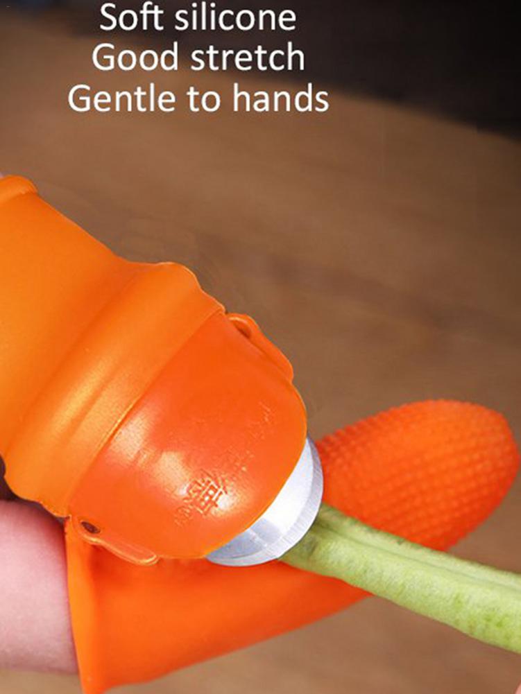 Vegetable Orchard Picking Gadgets Gardening Thumb Cutter Picking Gloves Picking Artifacts Peeling Beans Thumb Knife
