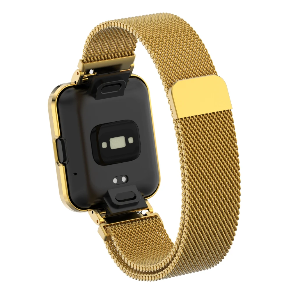 Milanese Band Voor Xiaomi Mi Watch Lite Smart Watch Metalen Frame Beschermer Case Armband Horlogeband Voor Redmi Watch 2 Lite Correa