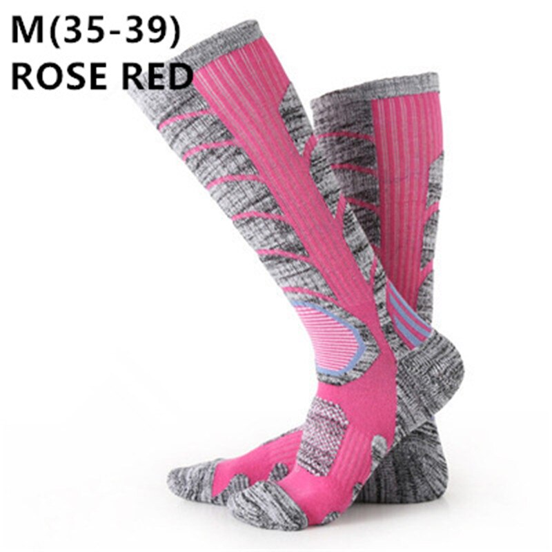 1 Paar Skiën Sokken Winter Warmthermal Buitensporten Dikke Fietsen Snowboard Klimmen Camping Zachte Sokken Mannen Vrouwen: 2