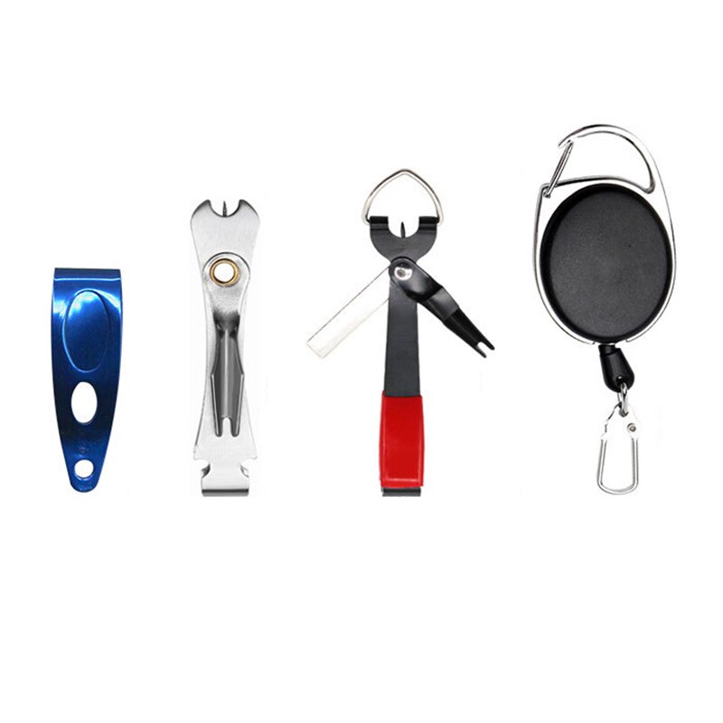 Fiske hurtigt knudeværktøj hurtigt binde negle knytter line cutter klipper nipper krogsliber flue bindeværktøj fiskegrej gear tang