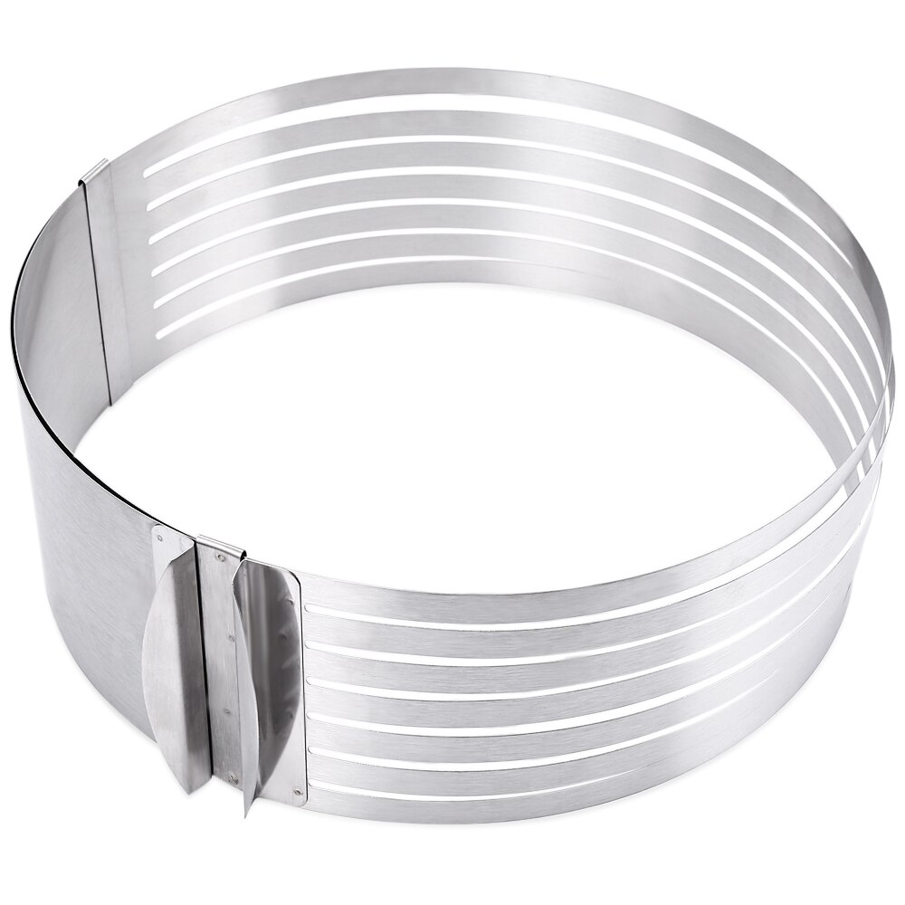 9-12inch Stainless Steel Adjustable Layer Cake Slicer Kit Mousse Mould Slicing Cake Setting Ring DIY Bakeware Tools Cake Tools