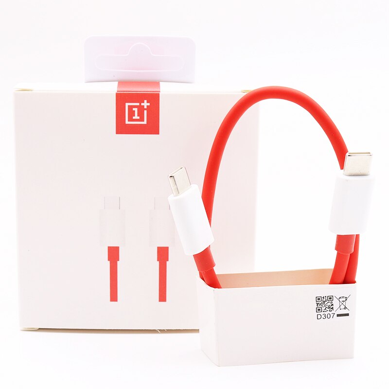 Original For Oneplus 8T 8 T Warp Charge Type C To Type C Cable 6.5A Fast Charge One Plus 8 7 Pro 7t 6t 6 5t 5 3t 3 Dash Charging: 35CM