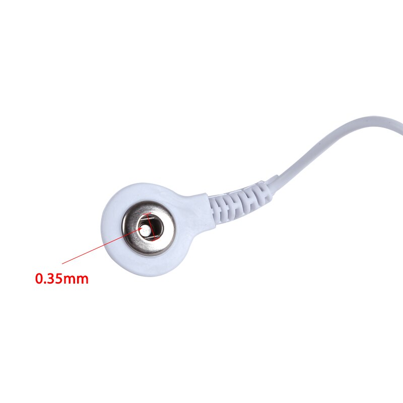 1/2 Stuks Elektrode Kabel Geleidende Draad 2.5Mm Voor Elektrode Pad Digitale Tientallen Machine Elektrode Pad Elektrode Lood draden