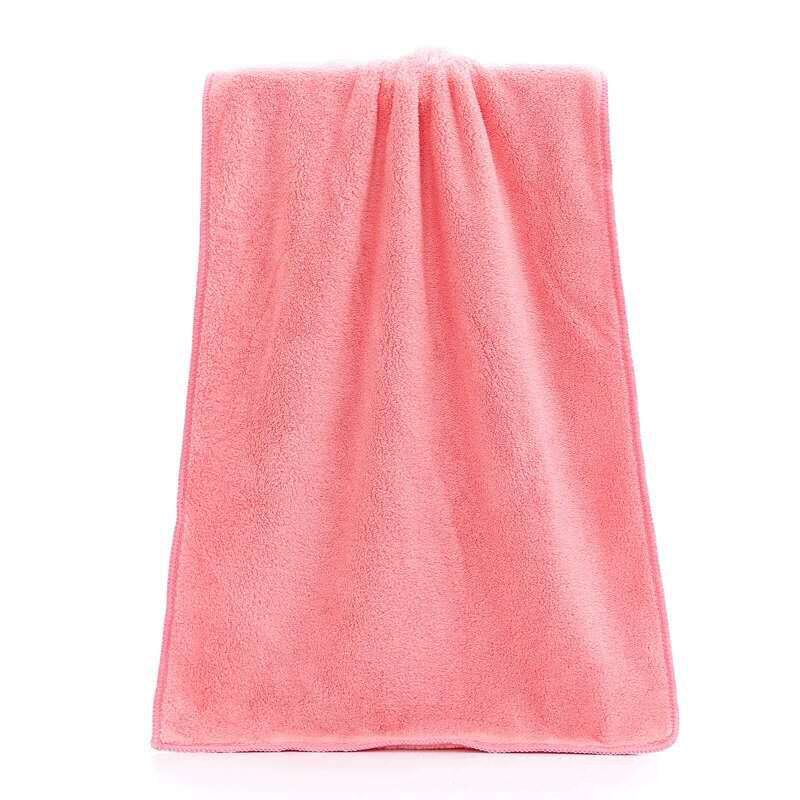 140*70cm Strong Absorbing Water Bath Super-sized Microfiber Soft Breathable Dog Towels For Golden Dogs Pet Towel Accessories: Pink / 70x140cm