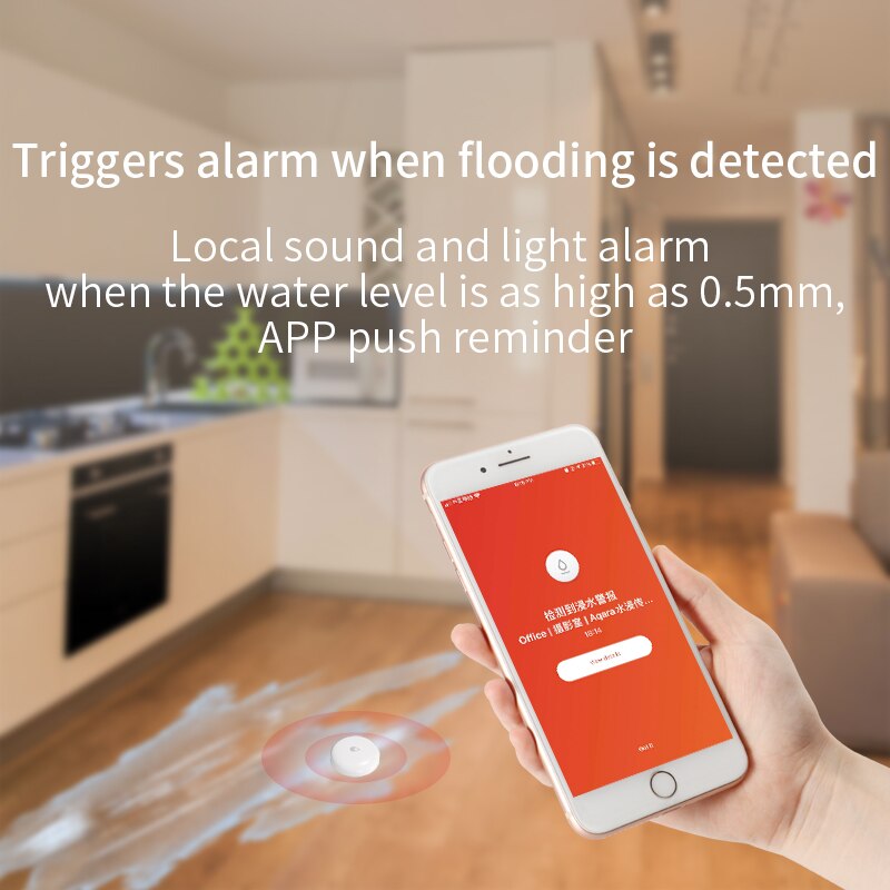 Aqara IP67 Waterdichte Waterlekkage Sensor Zigbee Smart Home Water Detecteren Flood Sensor Remote Alarm Mihome Homekit App Controle
