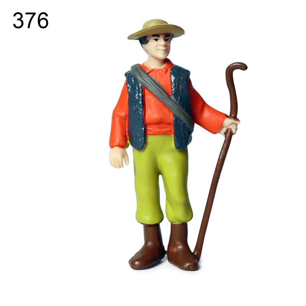 Simulazione Farm Personale Alimentatore Figurine Giocattolo Per Bambini Mini Terreni Agricoli di Paesaggio Della Decorazione Collezione Fatta A Mano Modello Per Bambini Giocattoli Educativi: M 376