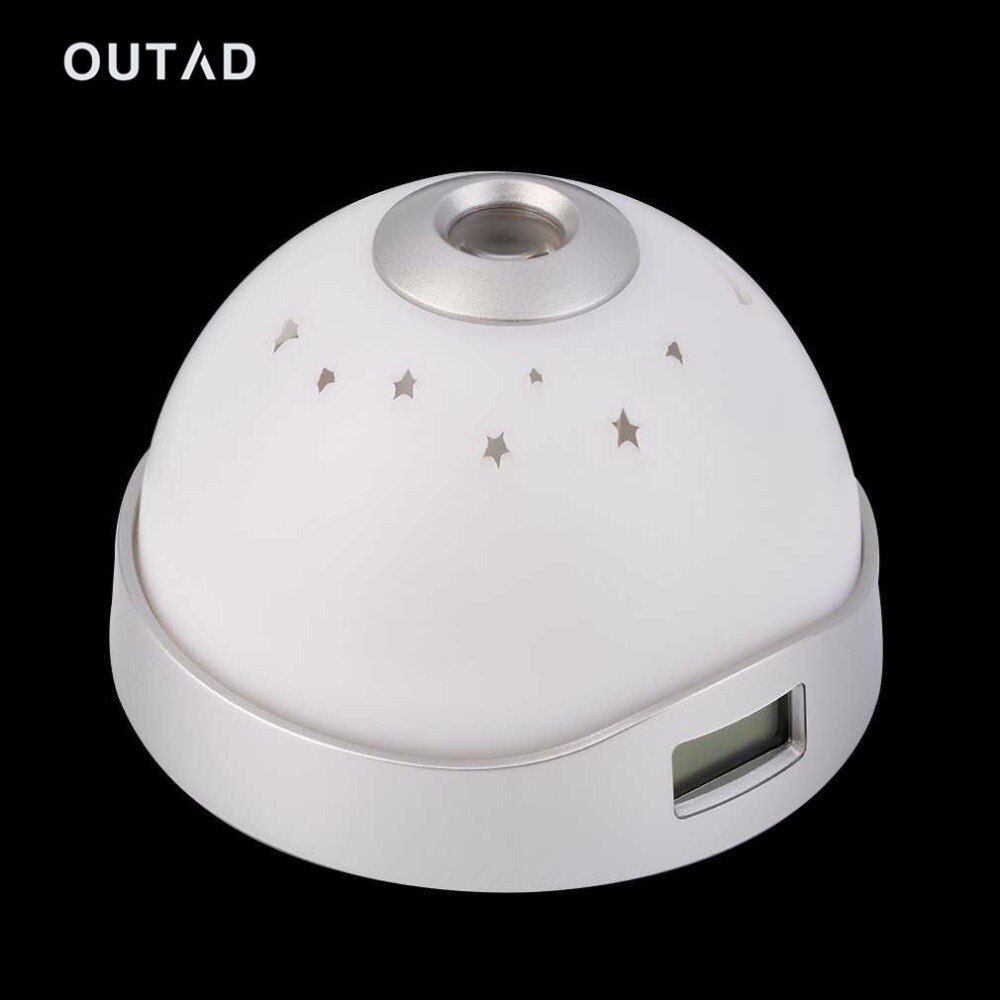 Magic Led Projection Alarm Clock Night Light Starry Sky Star Digital Color Changing Clocks RGB Night Light Alarm Despertador