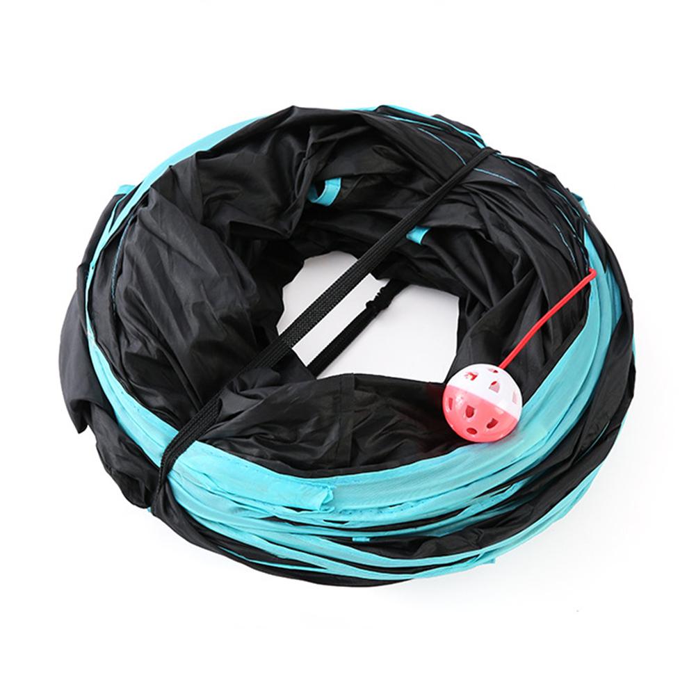 Pet Cat Toy Pet Collapsible Pet Tunnel Toys S-type Four-channel Cat Tent Play Tunnel Support