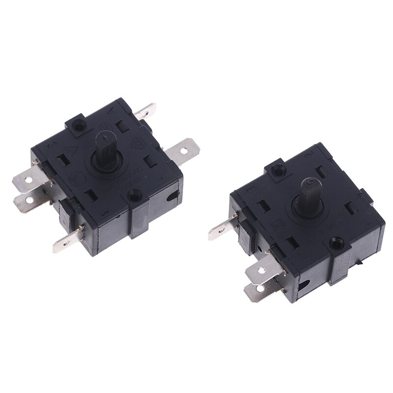 Electric Room Heater 3Pin 5Pin Rotary Switch Selector AC 250V 16A