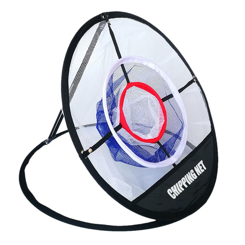 Golf Indoor Outdoor Chipping Net Pitching Cages Mats Practice Easy Net Golf Training Golf Aids with A Pad and Ball