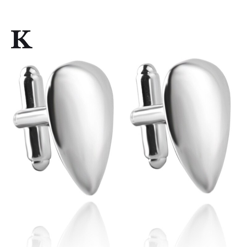 1 Pair Business Shirt Cufflinks Cuff Button Alloy Jewelry Party Decor Men's Wedding: K